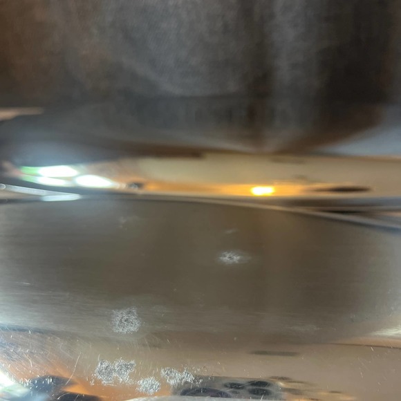 2 Vintage Kromex Serving Tray w/ Wood Handles | Vintage Chrome Serving Tray - Picture 7 of 7